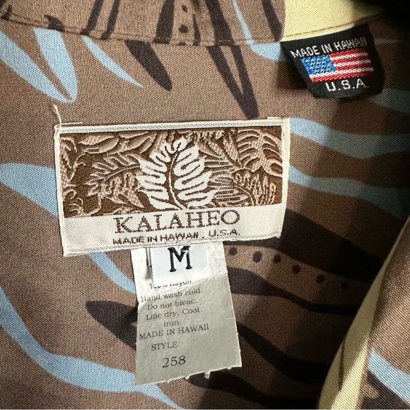 NWT Kalaheo Hawaiian shirt size M - Picture 2 of 6